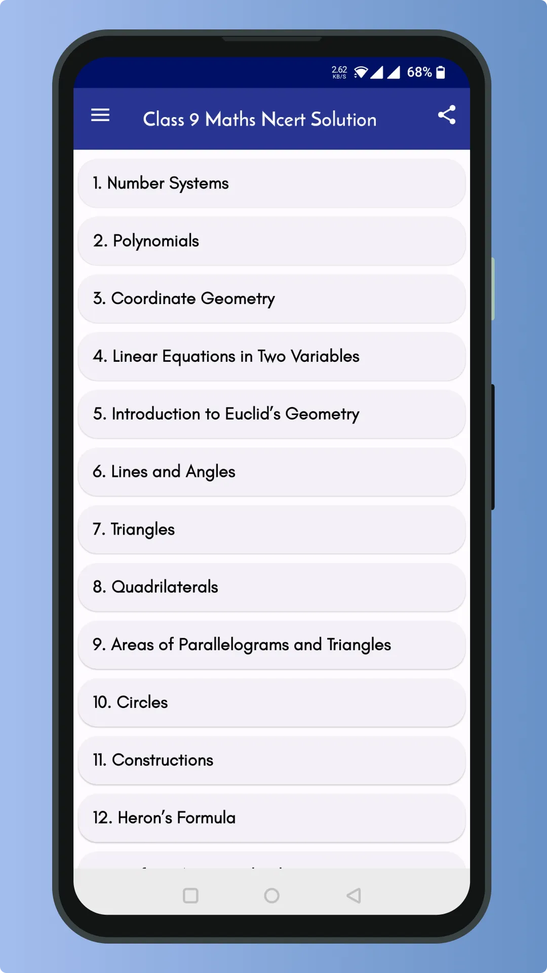 Class 9 Maths NCERT Solution | Indus Appstore | Screenshot