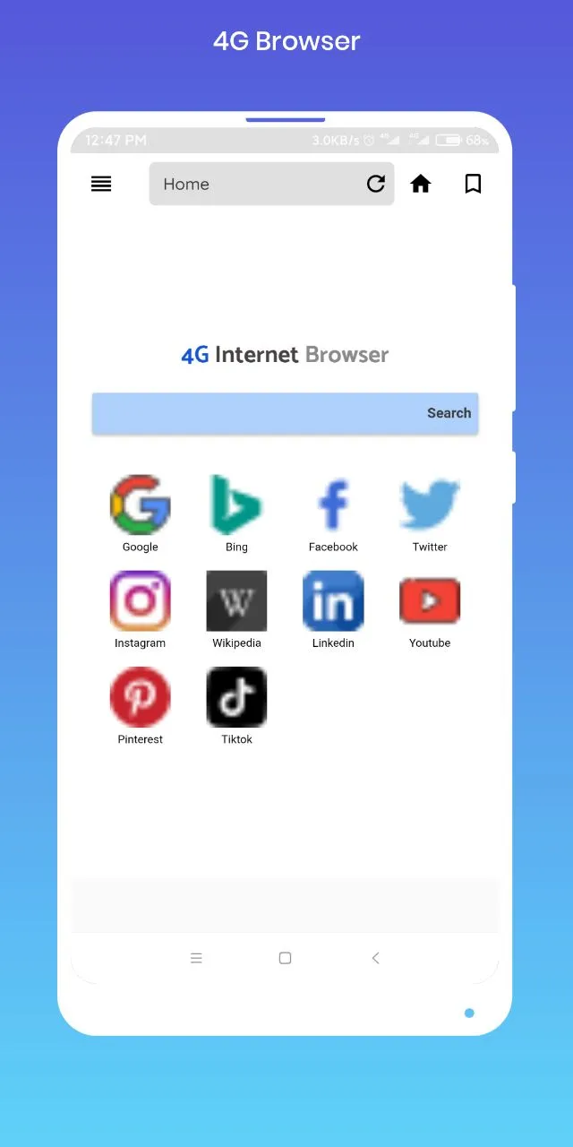 4G Browser - Super Fast | Indus Appstore | Screenshot