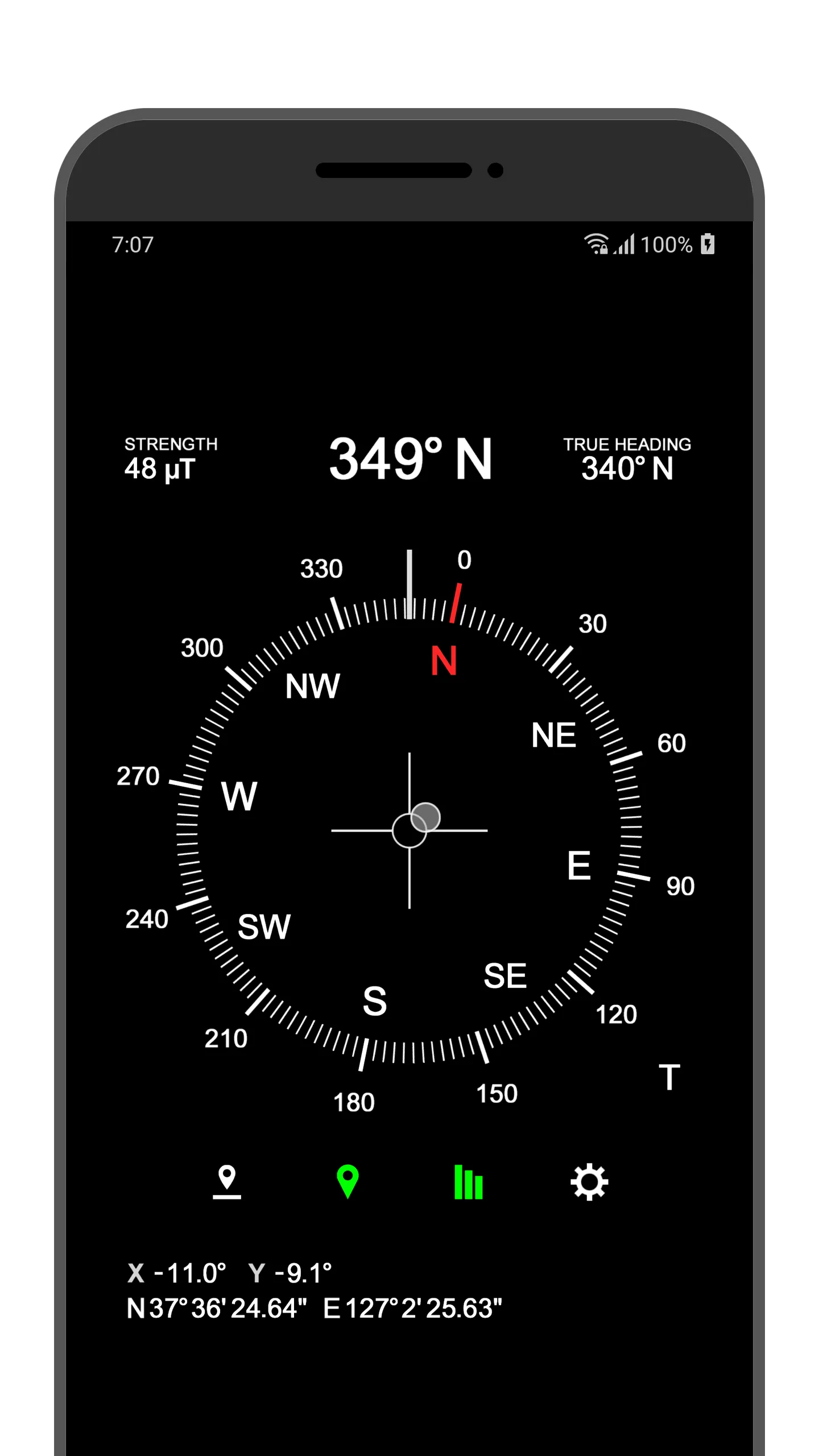 Accurate Compass | Indus Appstore | Screenshot