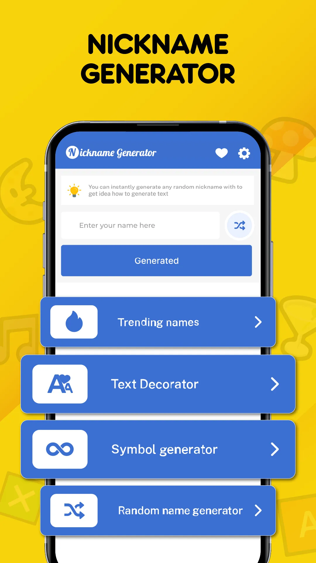 Nickname Generator for Gamer | Indus Appstore | Screenshot