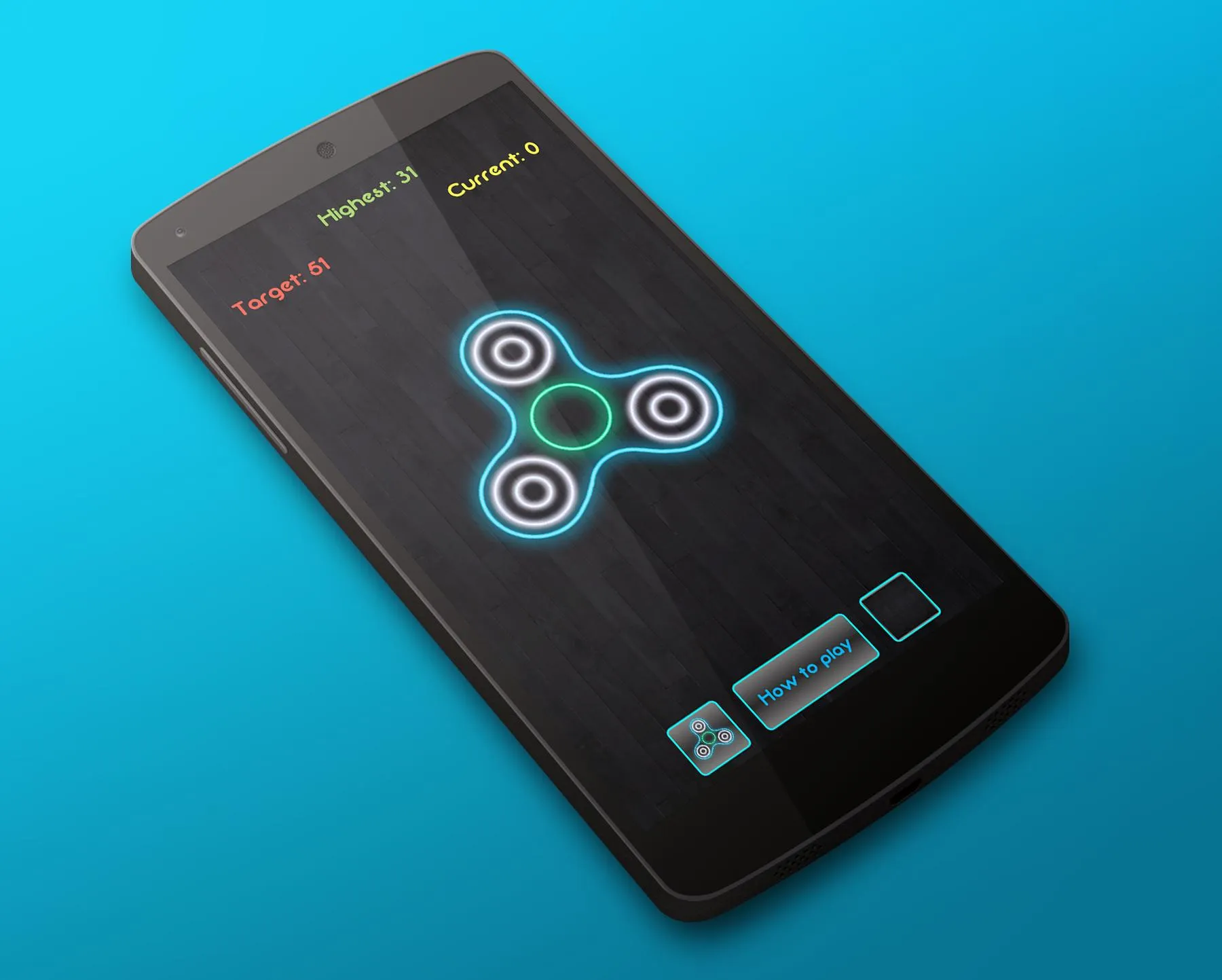 Fidget Spinner Neon | Indus Appstore | Screenshot