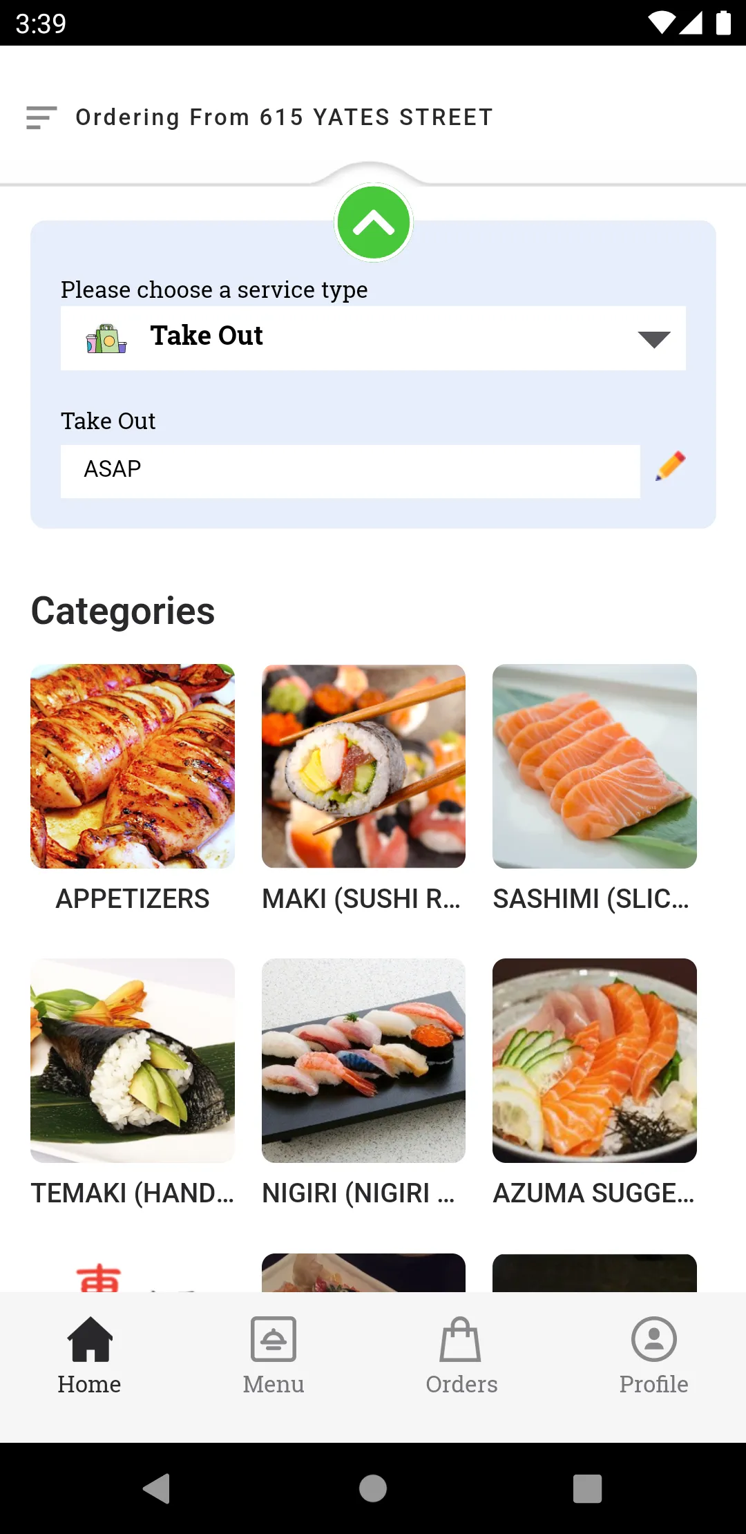 AZUMA SUSHI | Indus Appstore | Screenshot