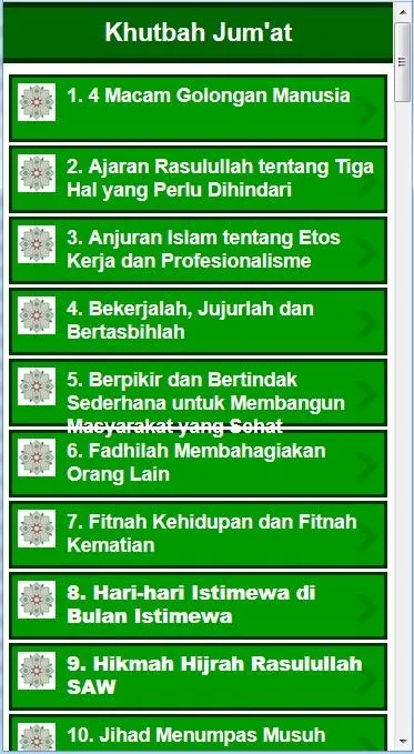 Kumpulan 101 Khutbah Jum'at | Indus Appstore | Screenshot