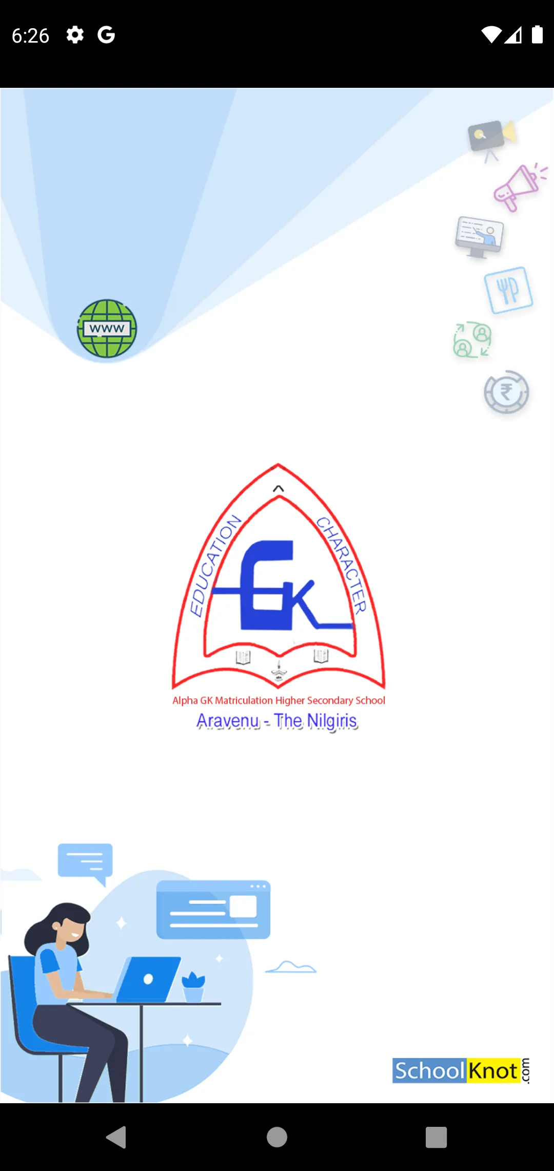 Alpha GK Matric Hr Sec School | Indus Appstore | Screenshot