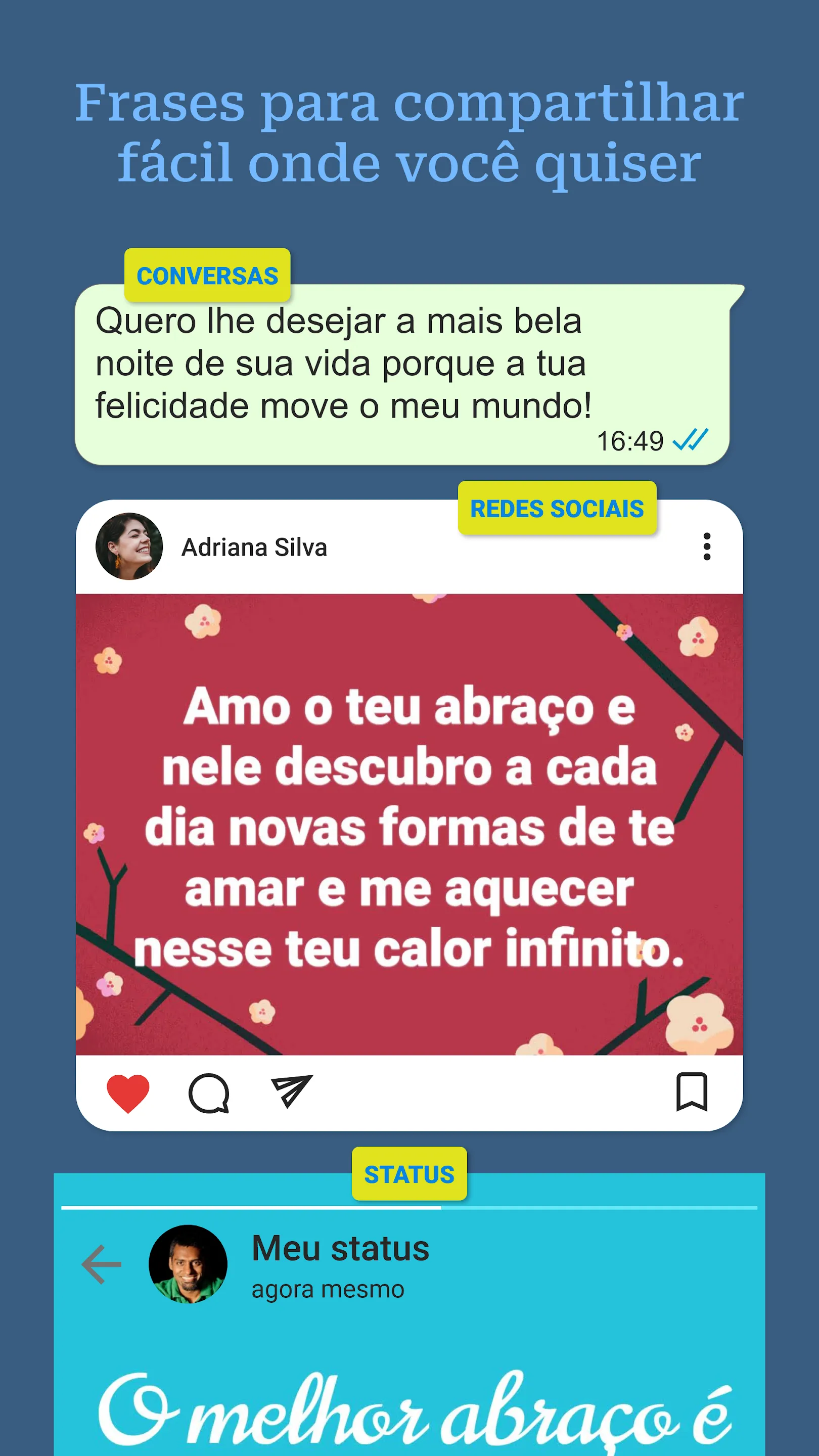 Frases e Mensagens | Indus Appstore | Screenshot