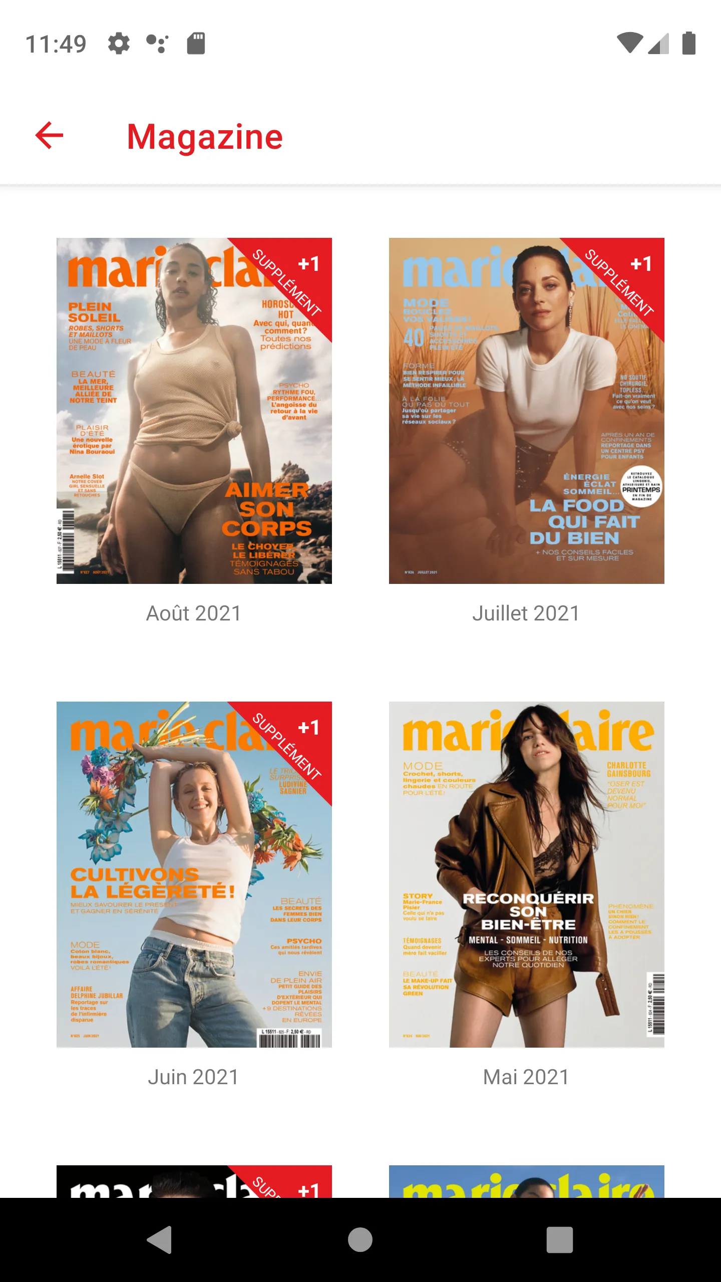 Marie Claire France | Indus Appstore | Screenshot