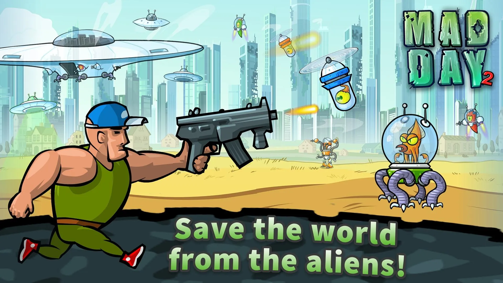 Mad Day 2: Shoot the Aliens | Indus Appstore | Screenshot