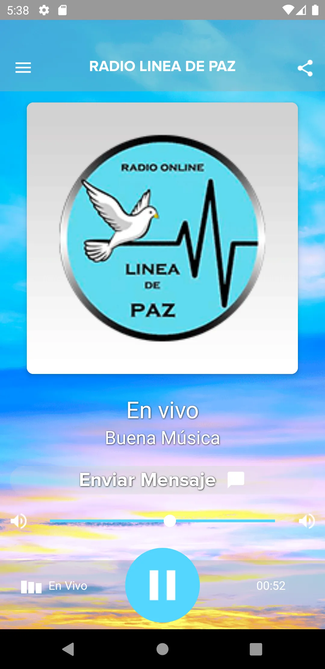 Radio linea de paz | Indus Appstore | Screenshot