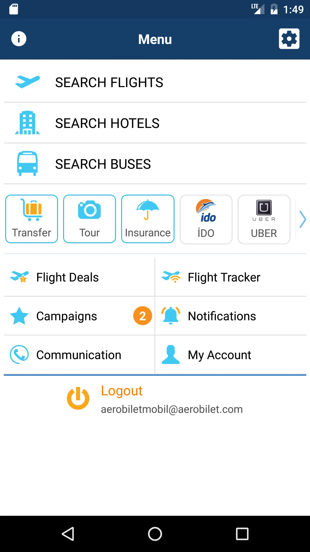 Aerobilet - Flights, Hotels, B | Indus Appstore | Screenshot