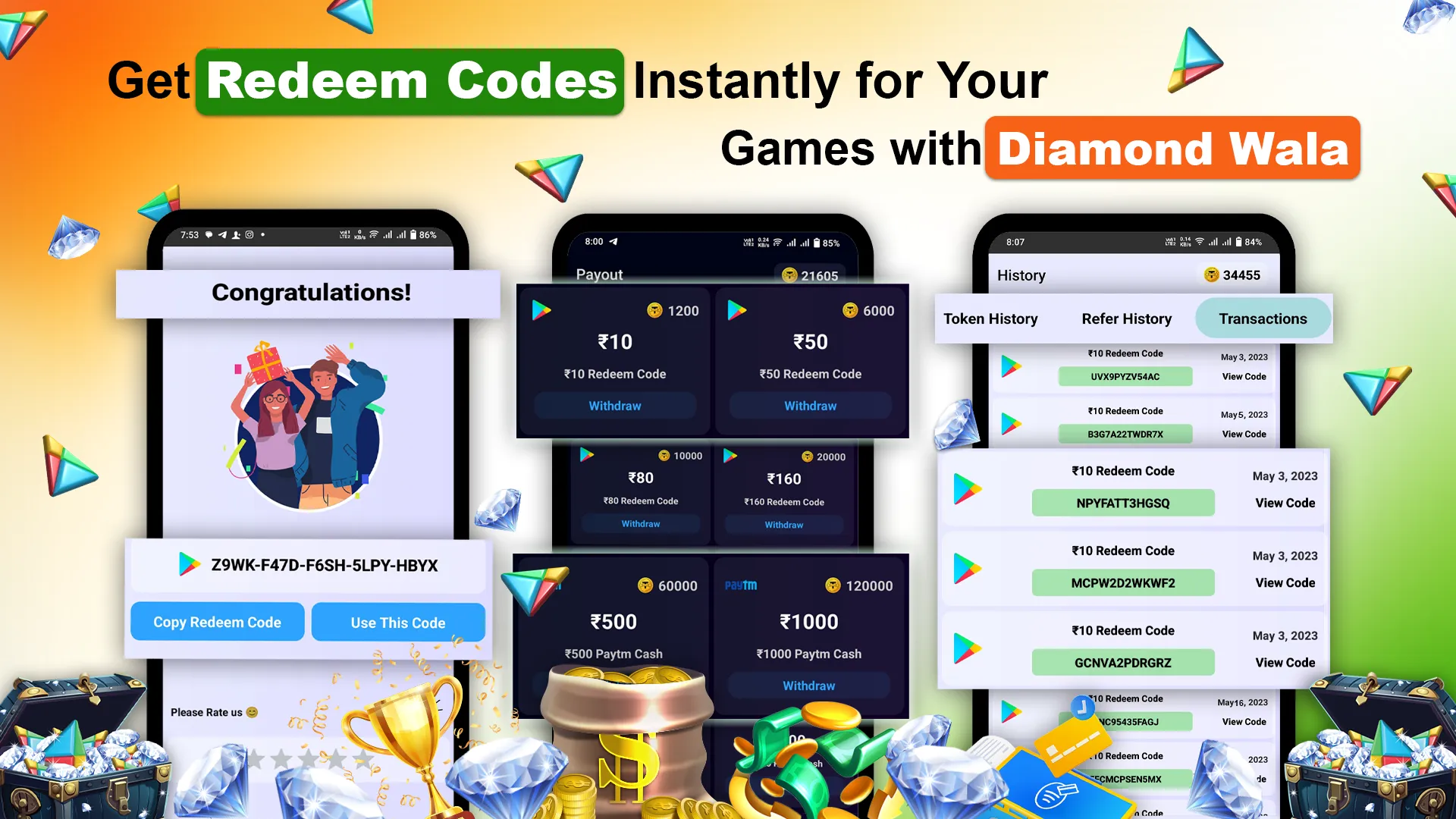 Diamond Wala - Get Redeem Code | Indus Appstore | Screenshot