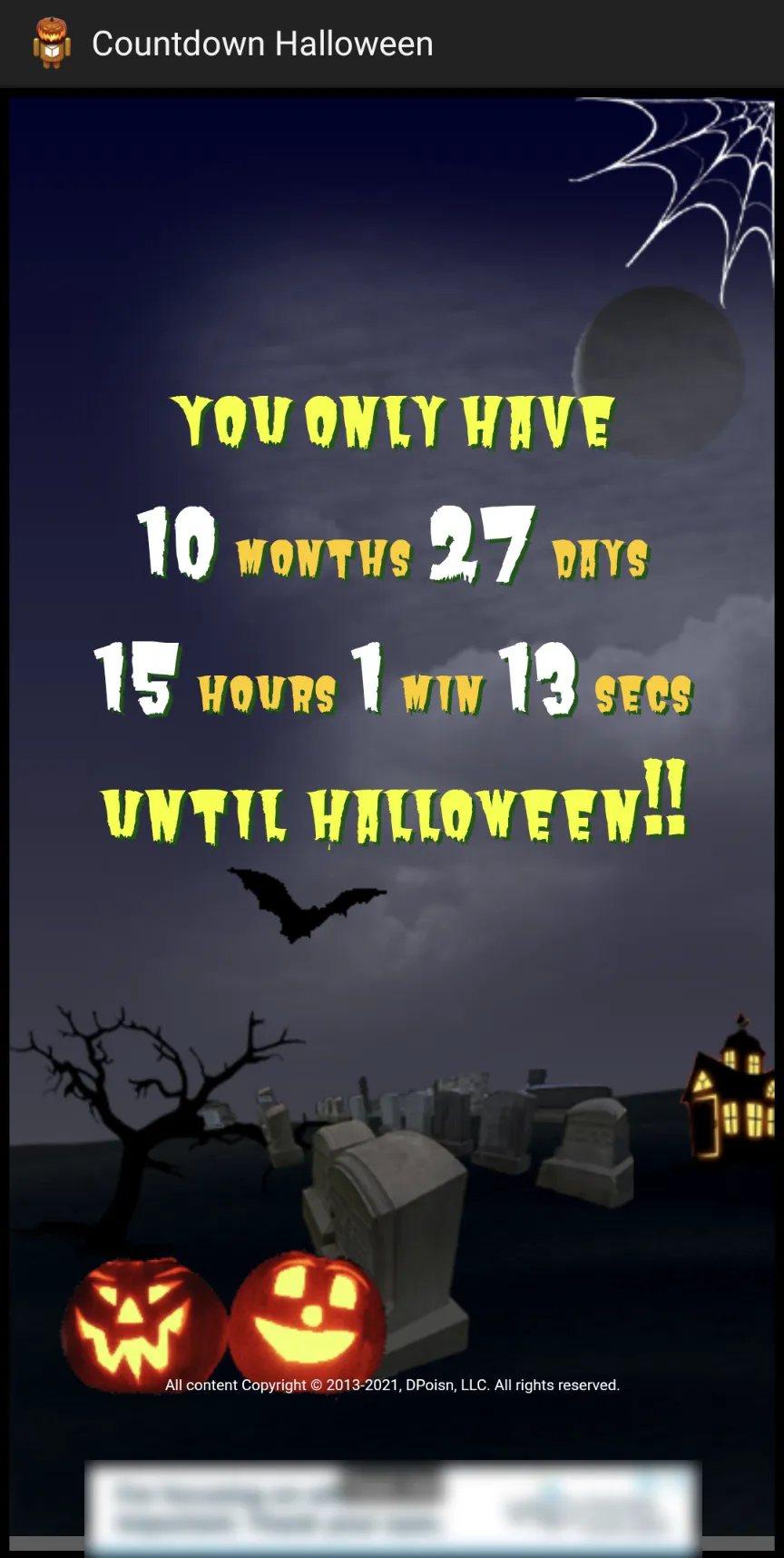 Halloween Countdown | Indus Appstore | Screenshot