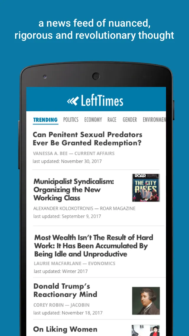 LeftTimes | Indus Appstore | Screenshot