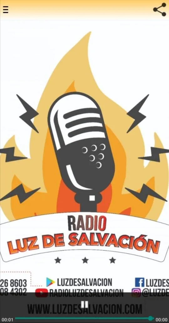 Radio Luz de Salvación | Indus Appstore | Screenshot