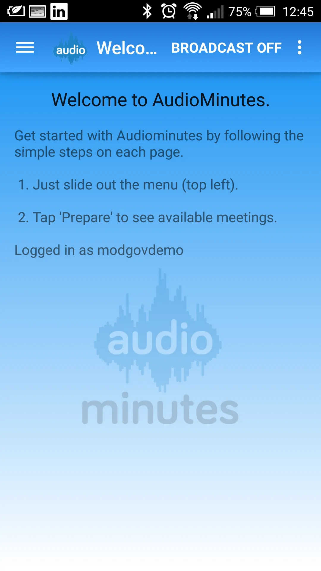 Audiominutes | Indus Appstore | Screenshot