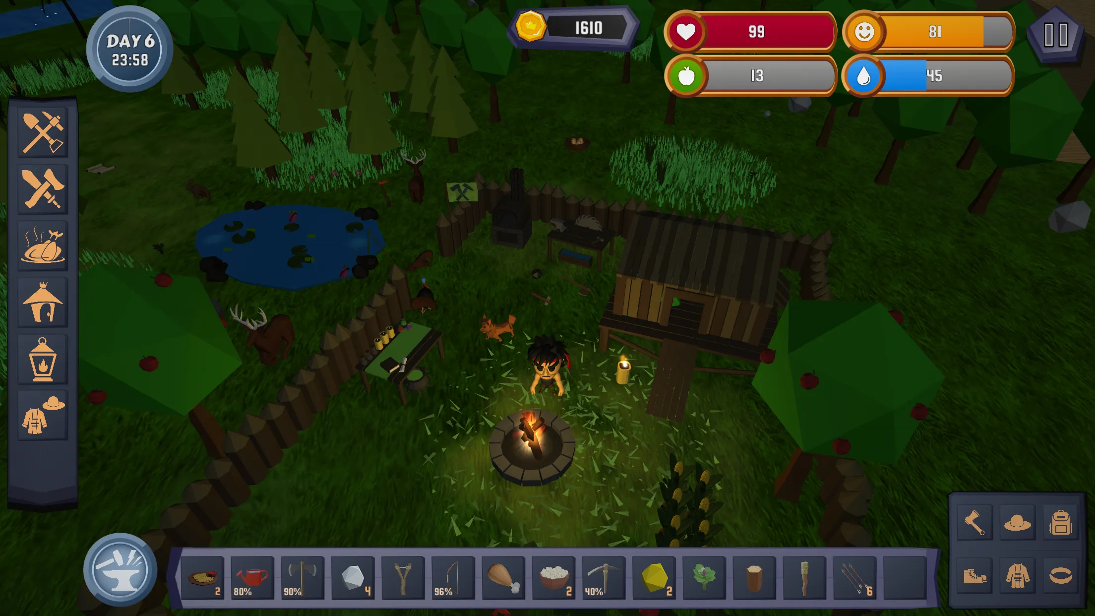 Forest Survival Mindcraft Game | Indus Appstore | Screenshot