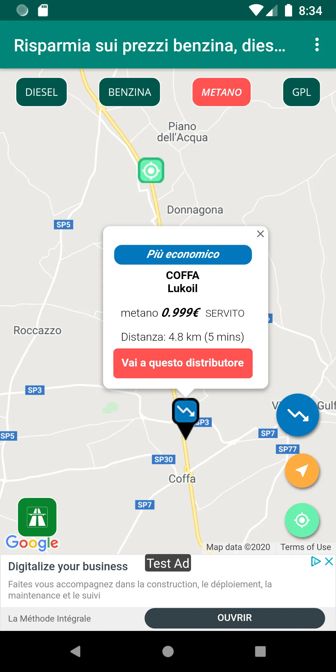 Risparmia su benzina e diesel | Indus Appstore | Screenshot