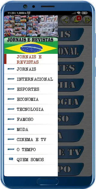 Jornais e Revistas do Brasil | Indus Appstore | Screenshot