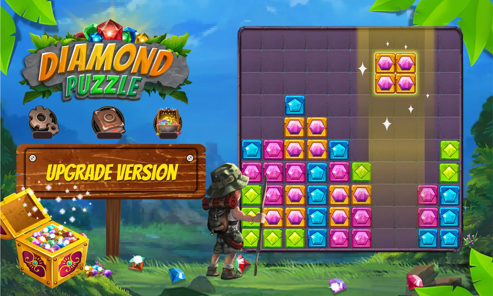 Brick game: Jewel block game | Indus Appstore | Screenshot