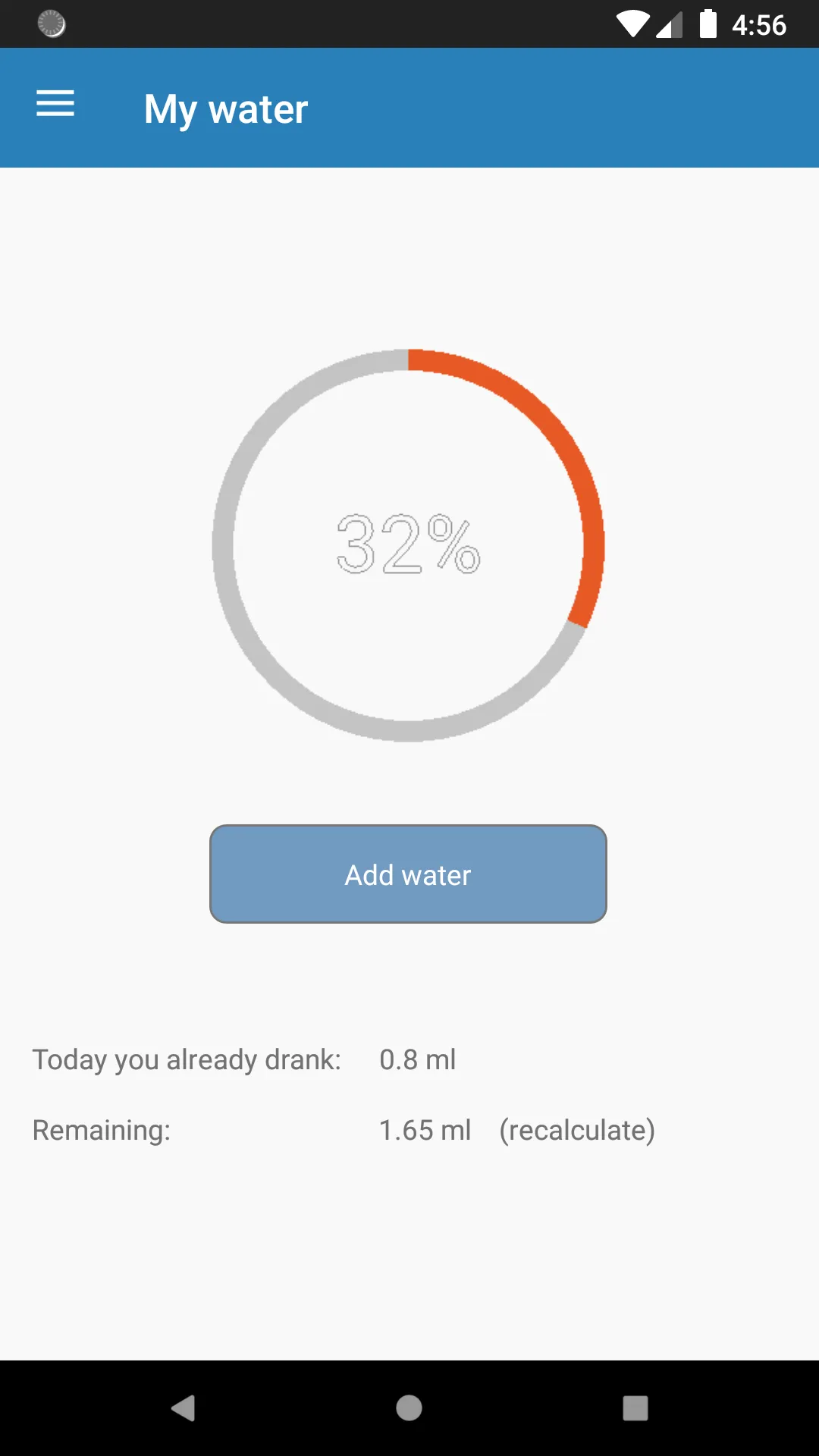 Water reminder | Indus Appstore | Screenshot