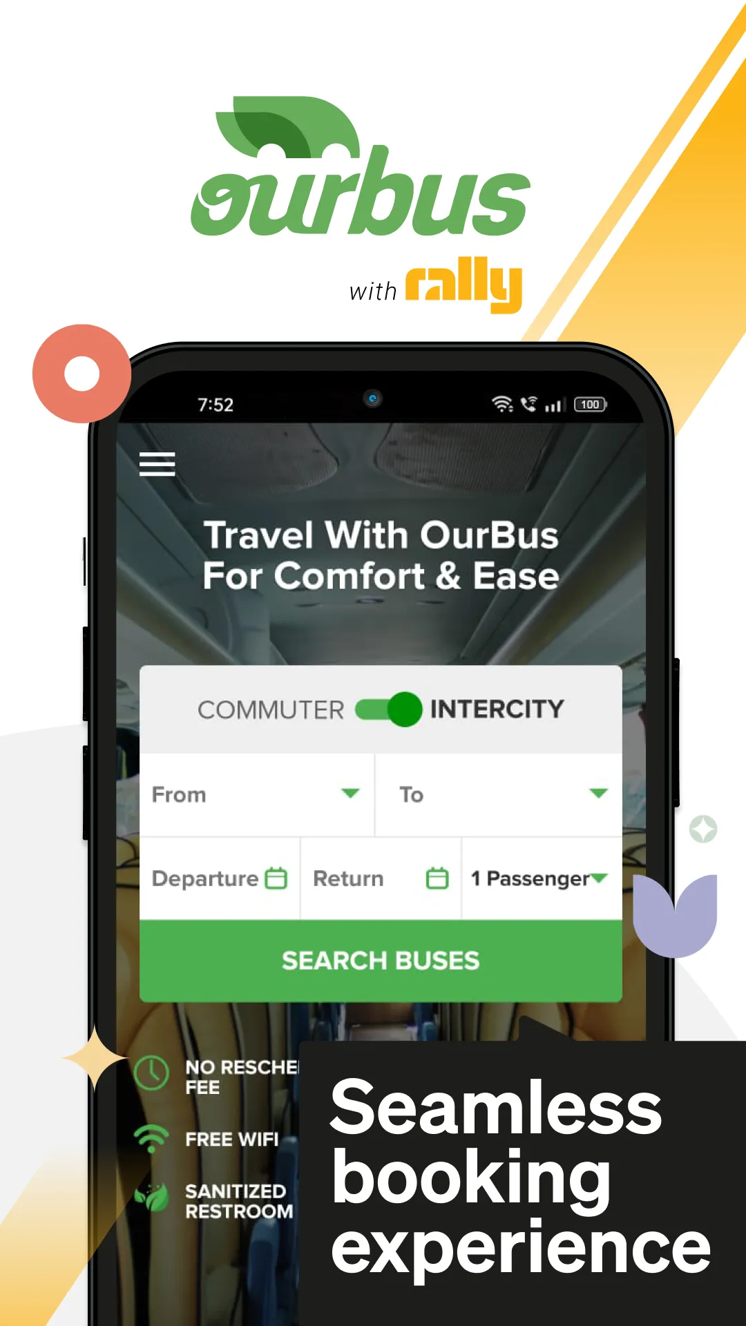 Ride with OurBus App | Indus Appstore | Screenshot