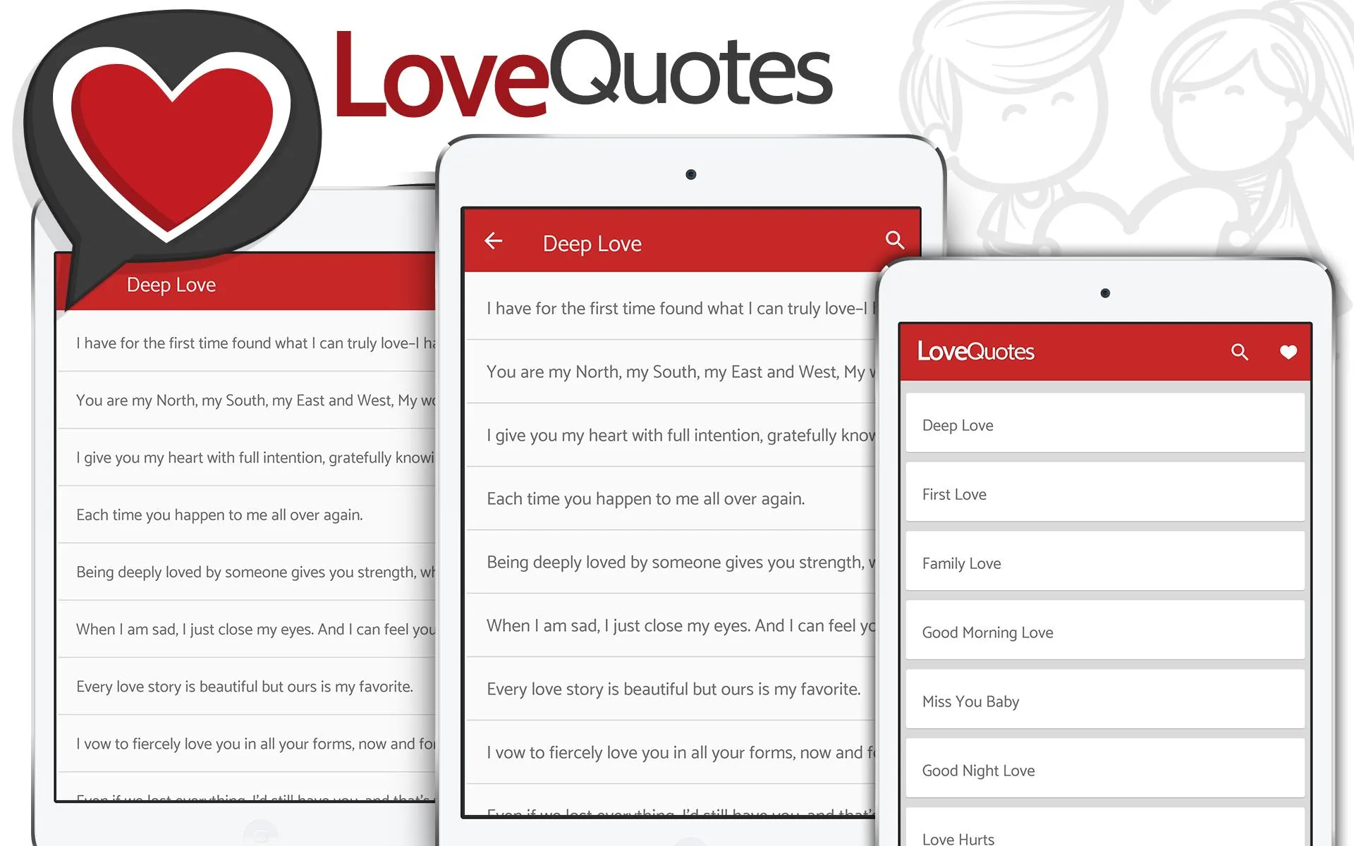 Love Quotes - Deep love poems | Indus Appstore | Screenshot