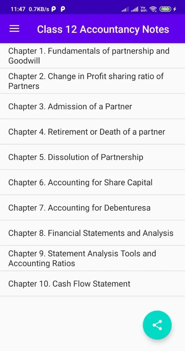 Class 12 Accountancy Notes | Indus Appstore | Screenshot