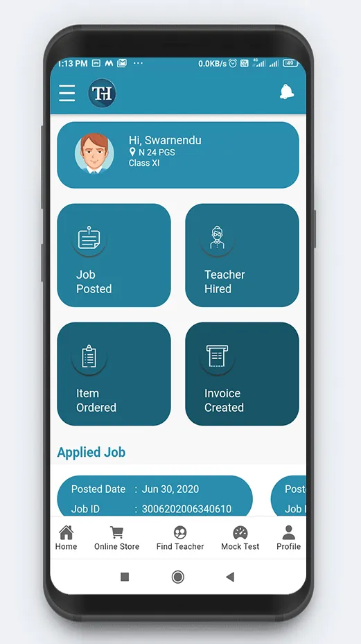 The Teachers Hub - Find Home T | Indus Appstore | Screenshot