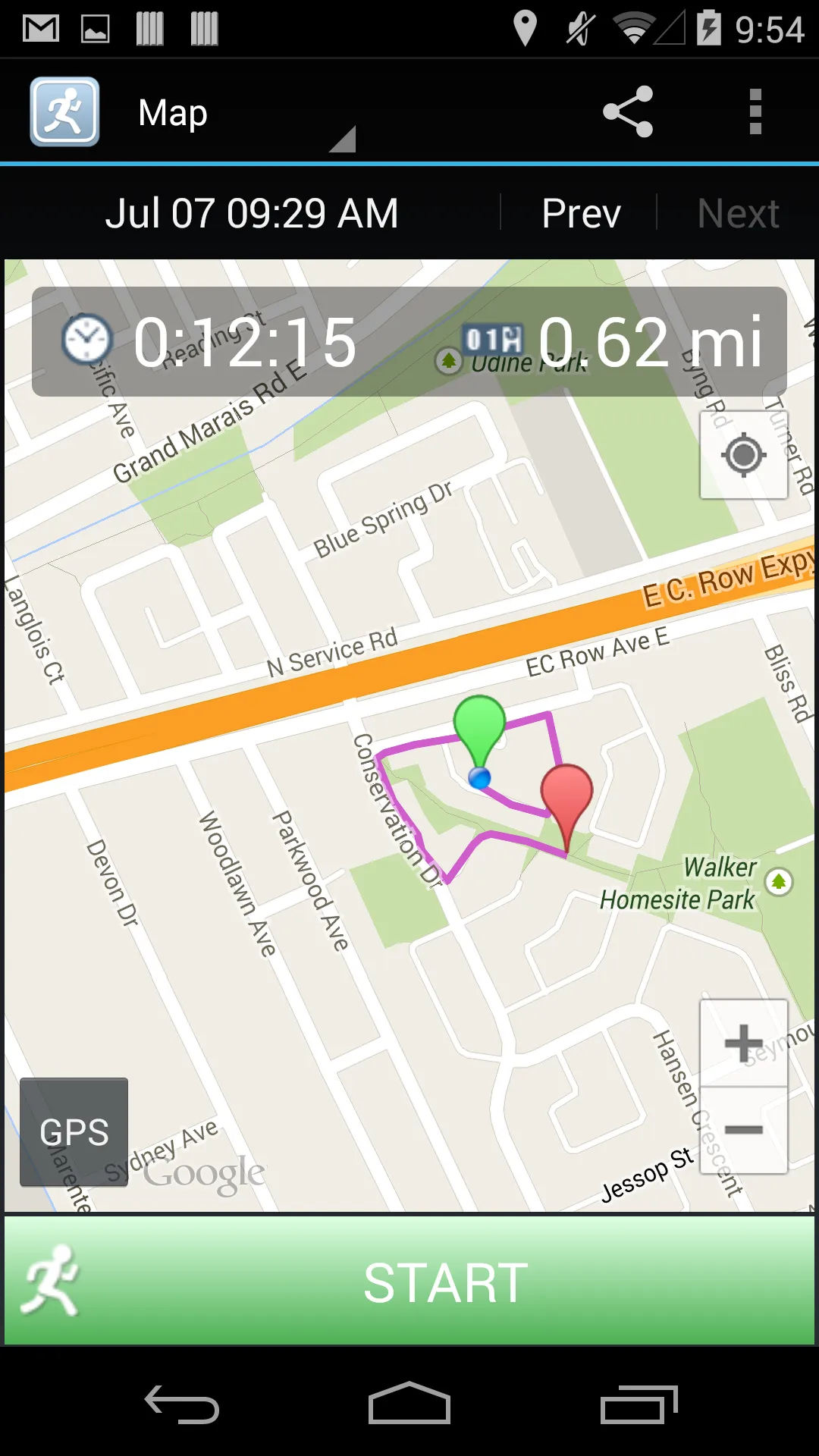 JogTracker | Indus Appstore | Screenshot