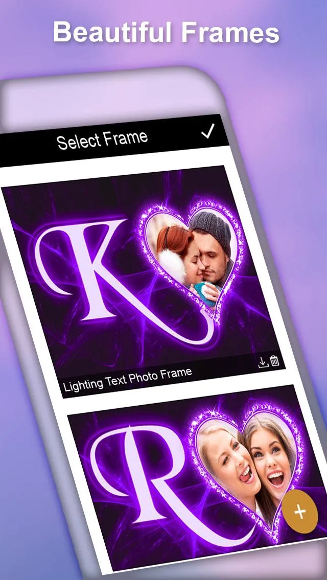 Lighting Text Photo Frames | Indus Appstore | Screenshot