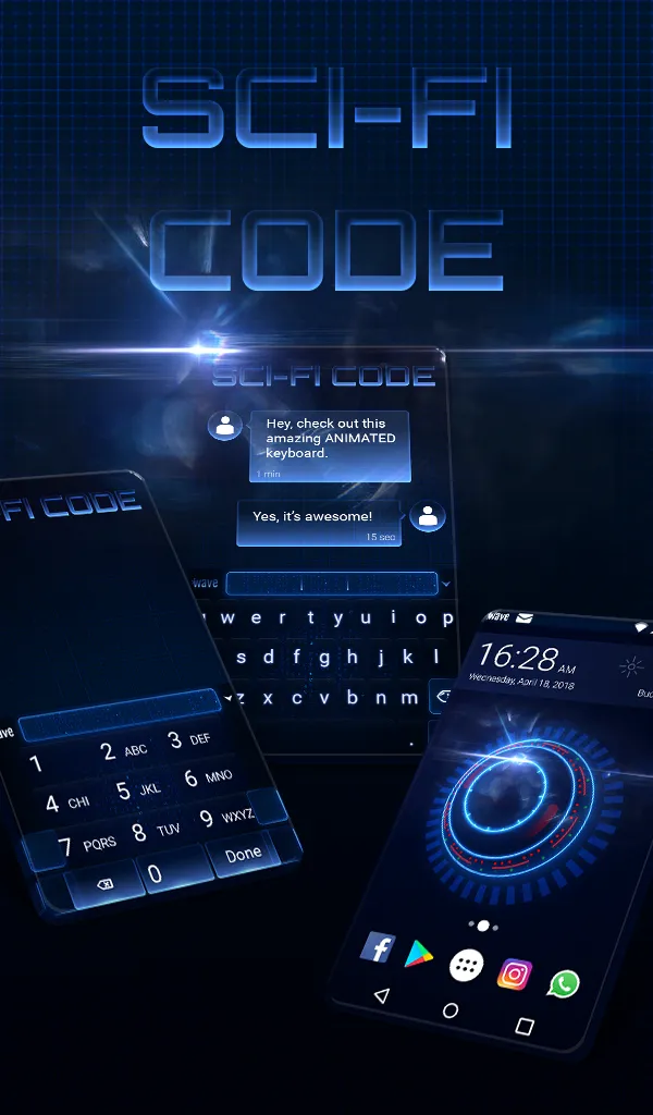 Sci-Fi Code Wallpaper | Indus Appstore | Screenshot