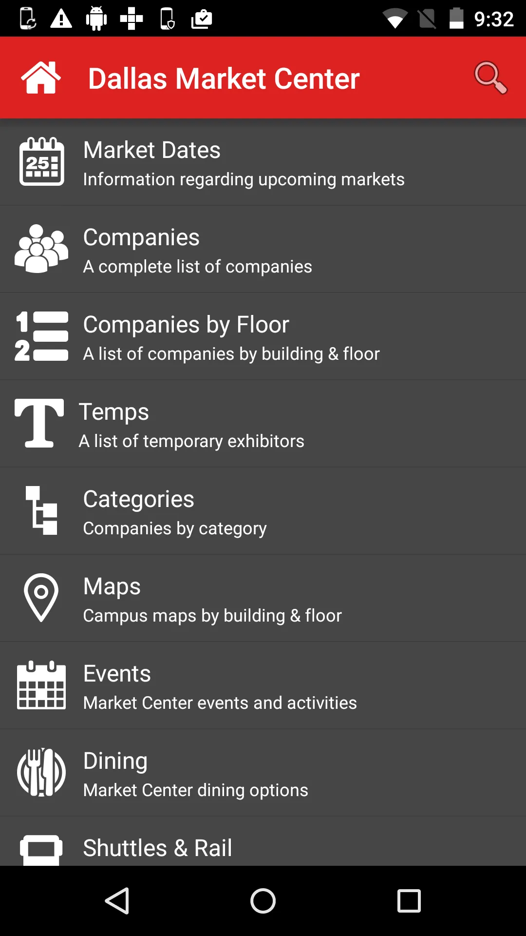 Dallas Market Center | Indus Appstore | Screenshot