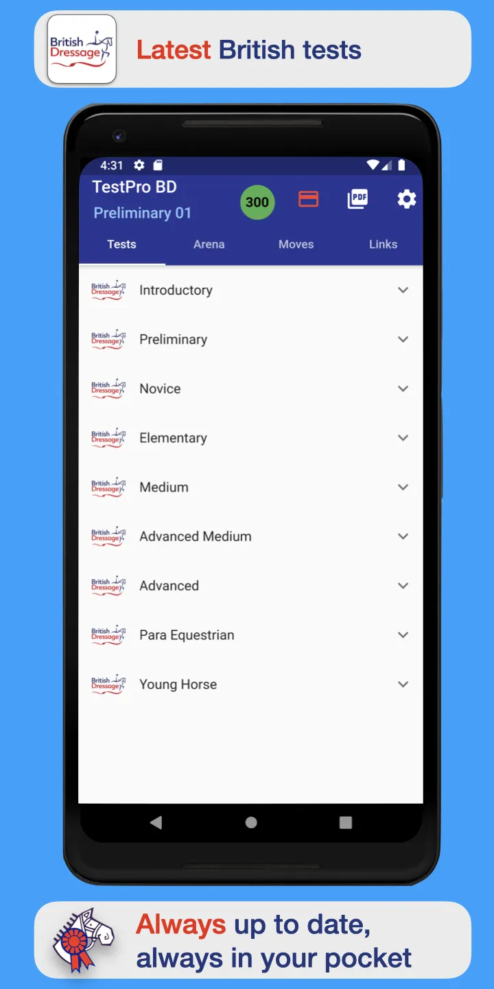 BD British Dressage TestPro | Indus Appstore | Screenshot