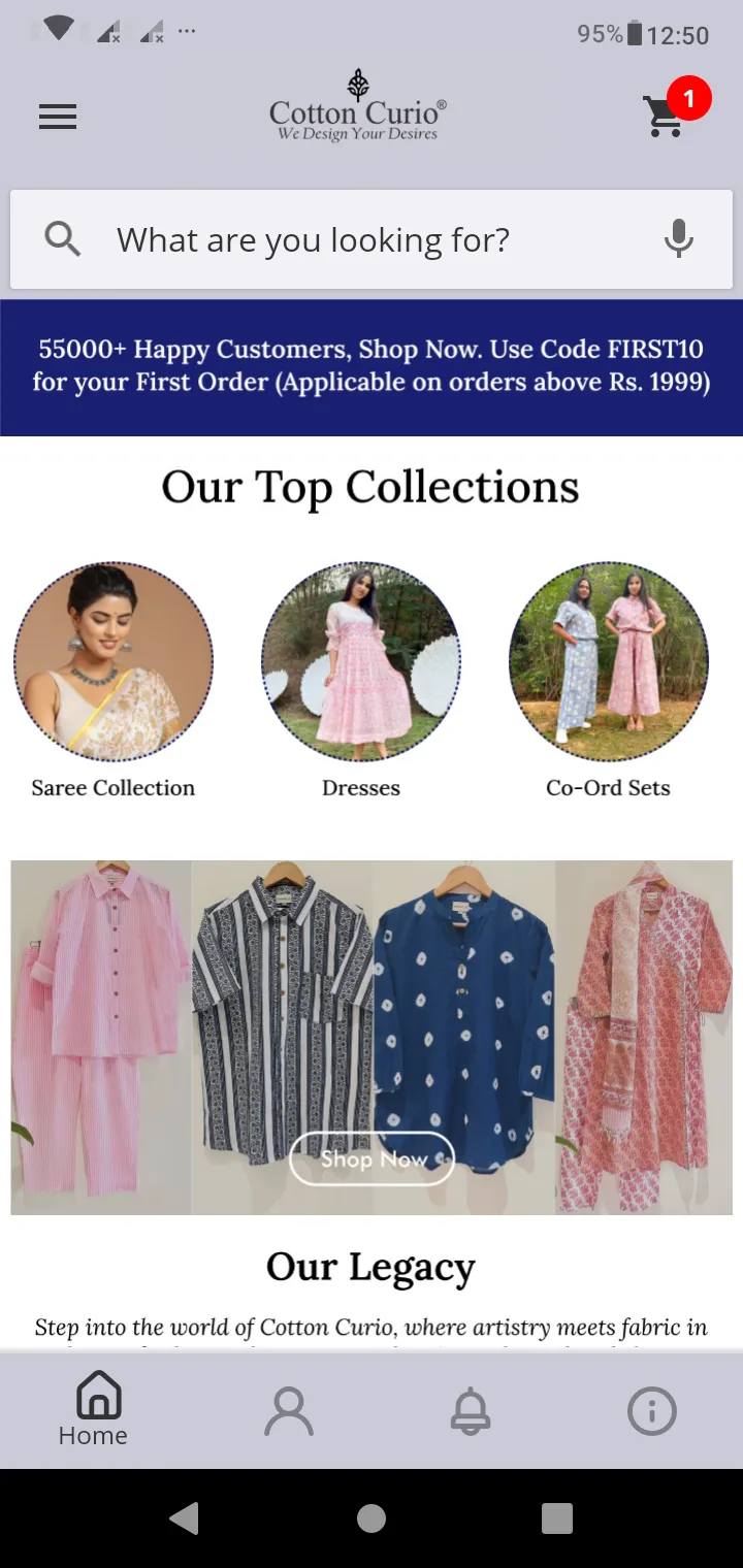 Cotton Curio | Indus Appstore | Screenshot