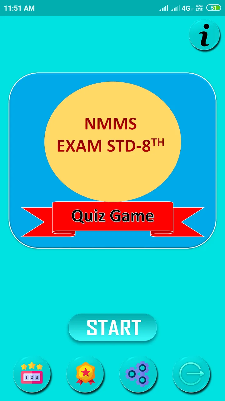 NMMS QUIZ GAME STD 8TH | Indus Appstore | Screenshot