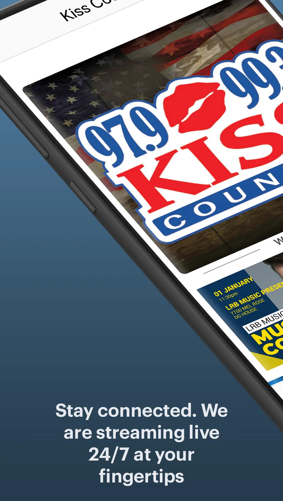 Kiss Country 97.9 and 99.3 | Indus Appstore | Screenshot