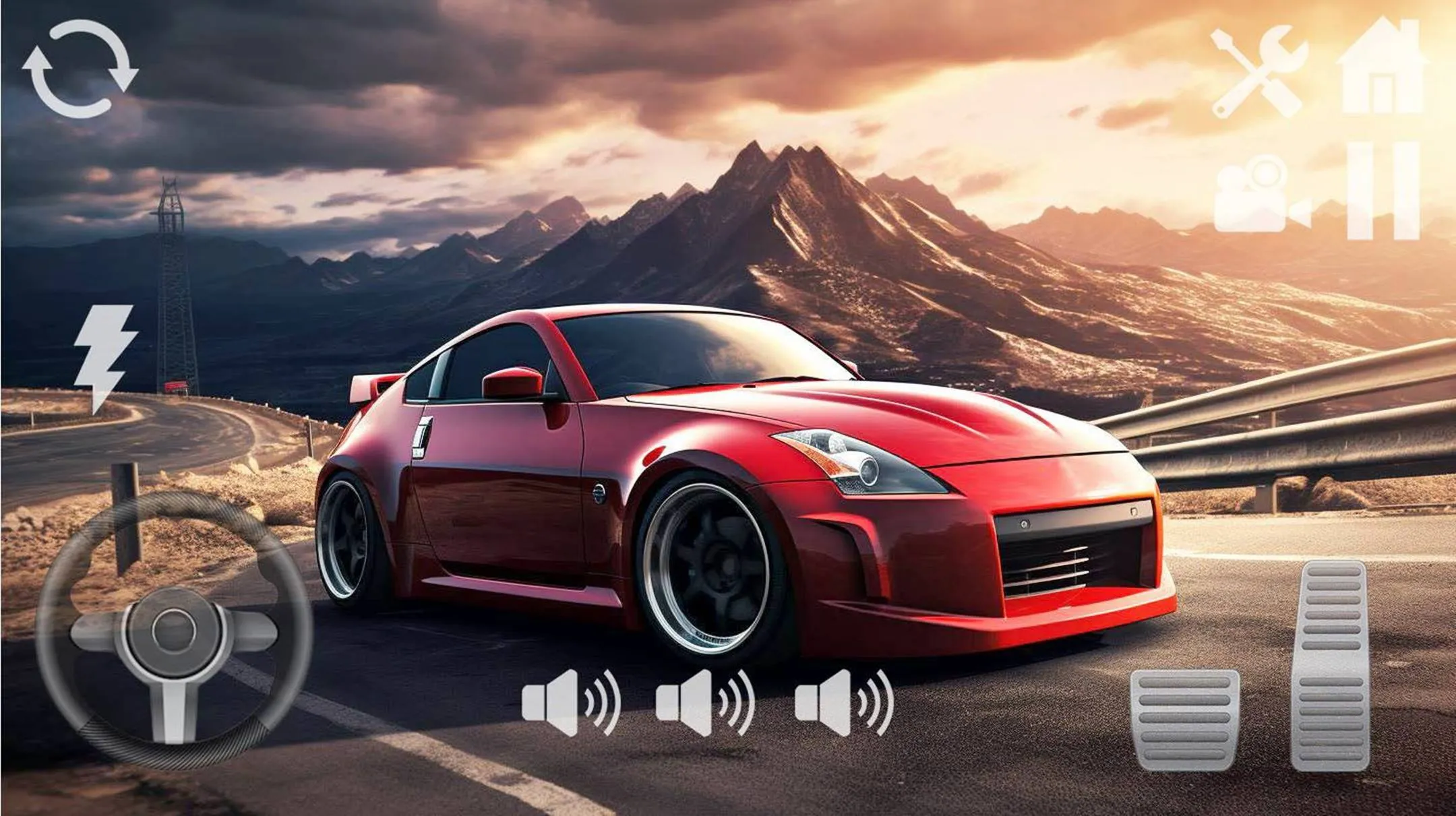 350Z Driving Simulator | Indus Appstore | Screenshot