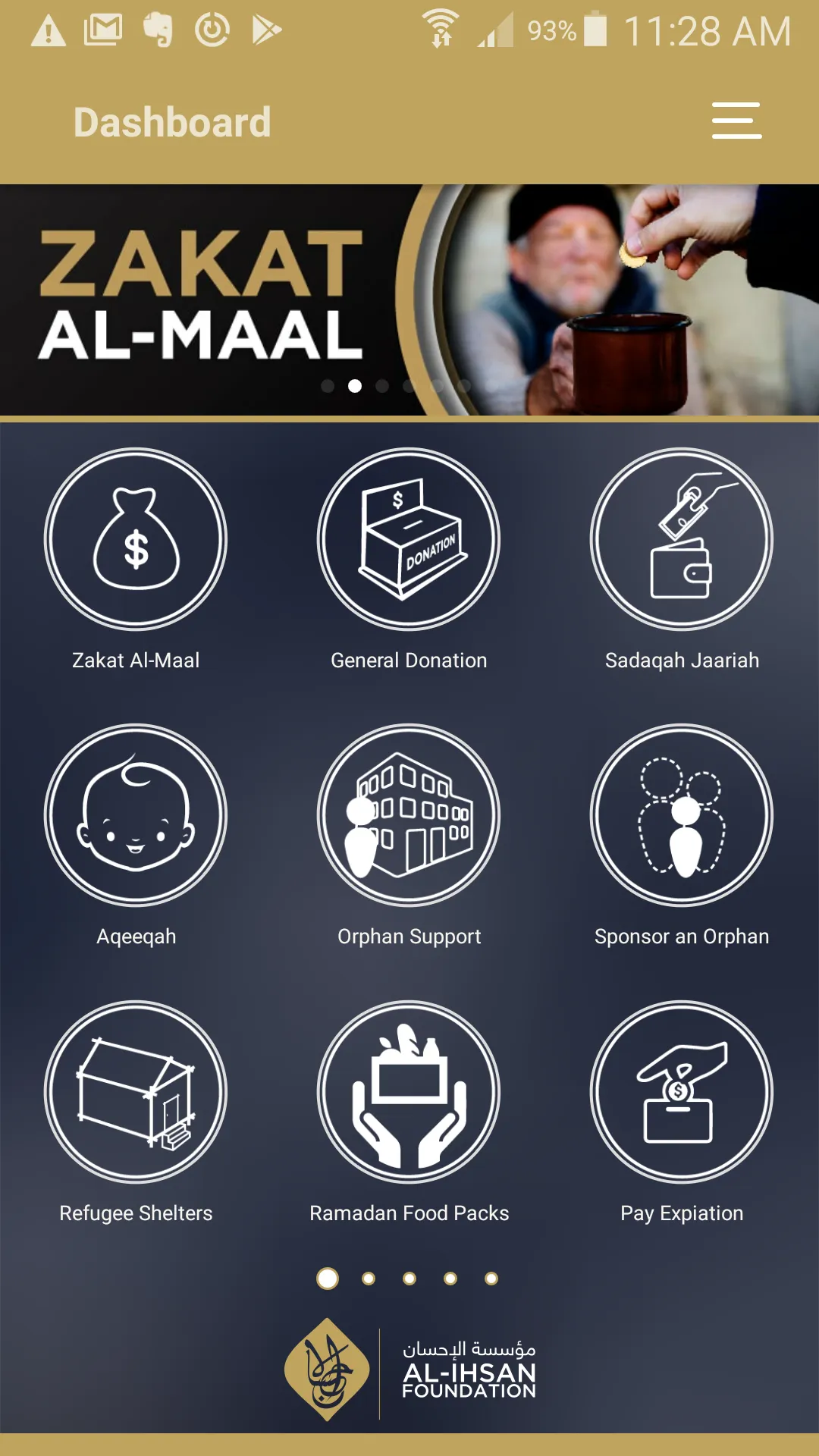 Al-Ihsan Zakat & Charity App | Indus Appstore | Screenshot