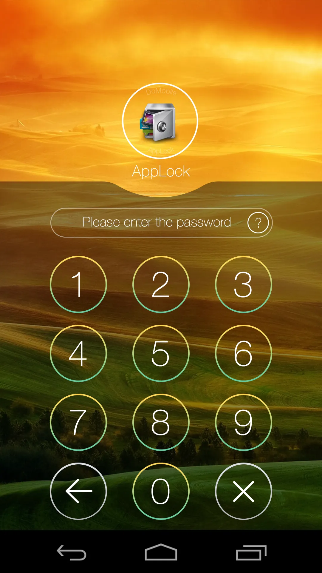 AppLock Theme Hill | Indus Appstore | Screenshot