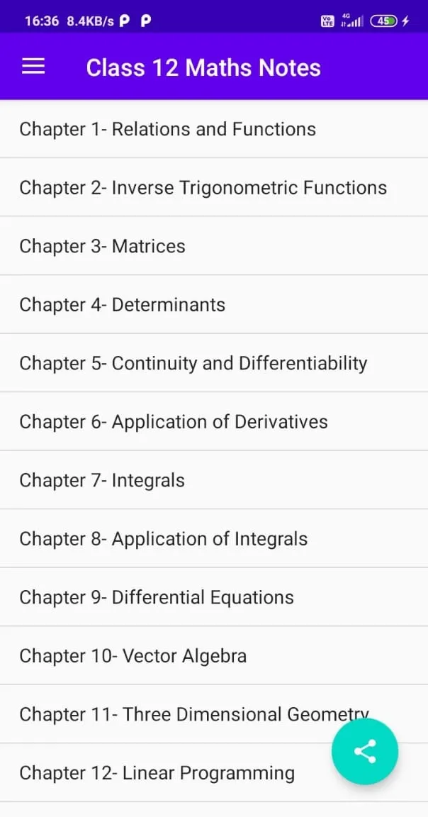 Class 12 Maths Notes | Indus Appstore | Screenshot