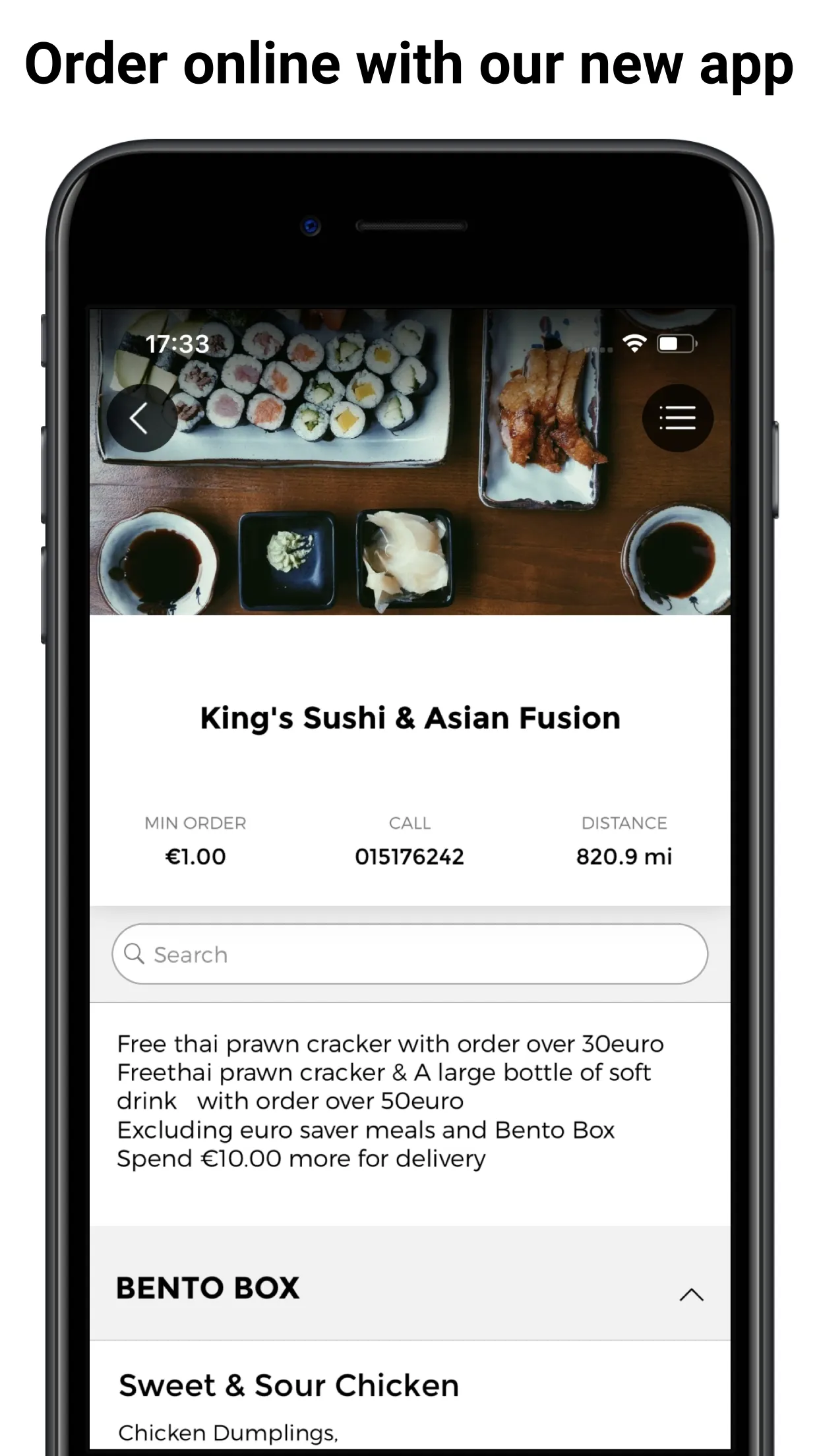 King's Sushi & Asian Fusion | Indus Appstore | Screenshot