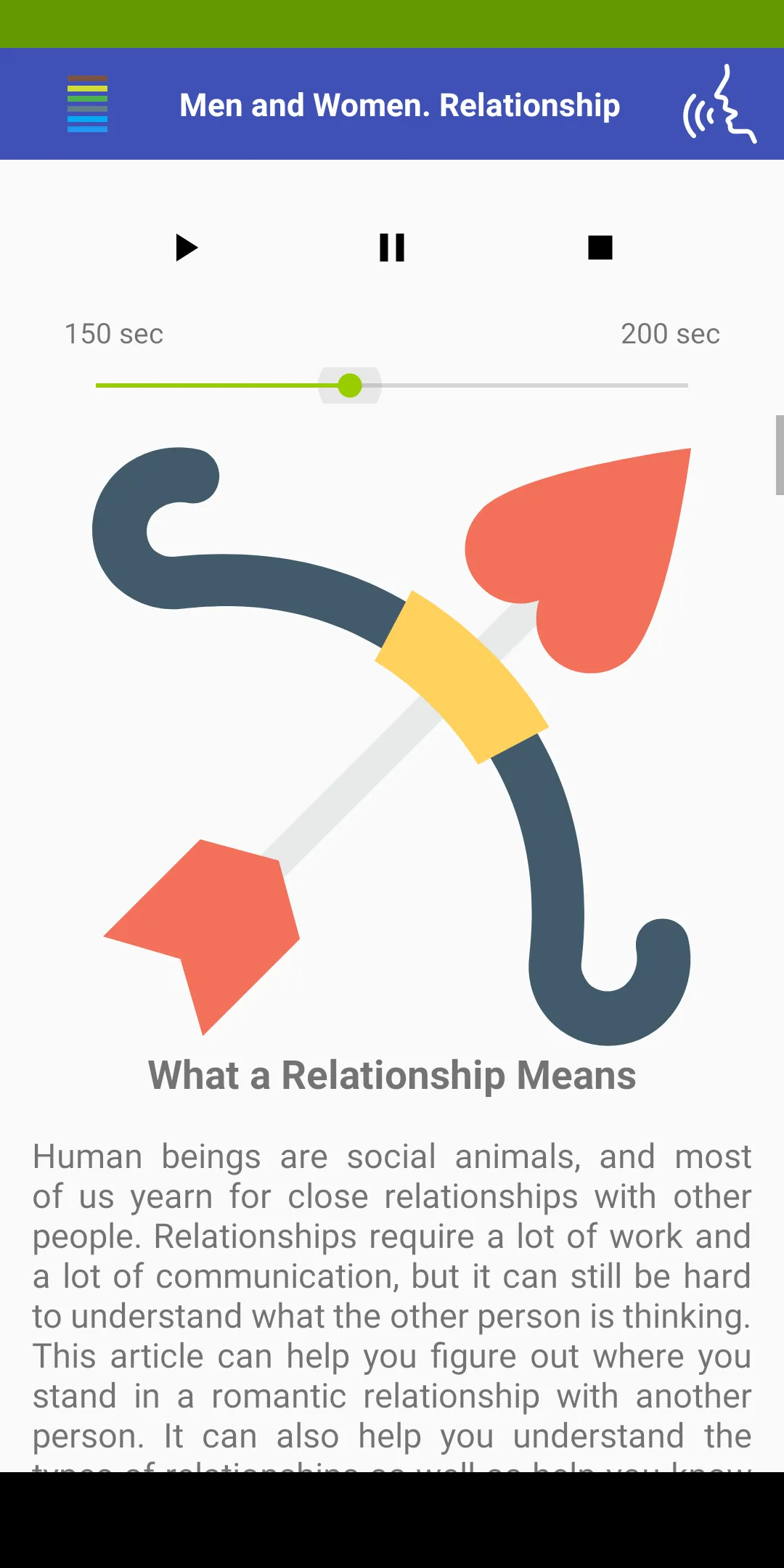 Male and Female. Relationship | Indus Appstore | Screenshot