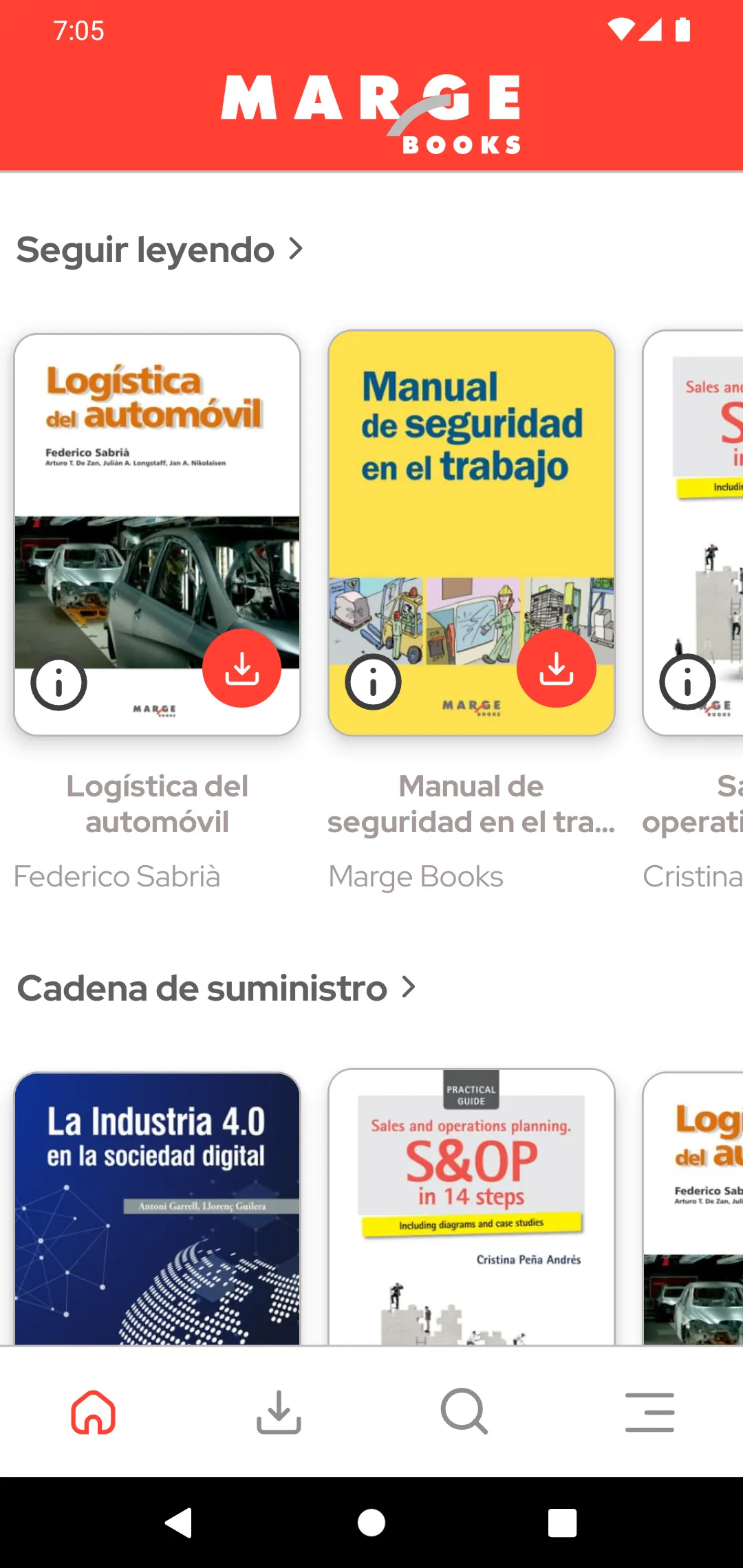 Biblioteca Digital Marge Books | Indus Appstore | Screenshot