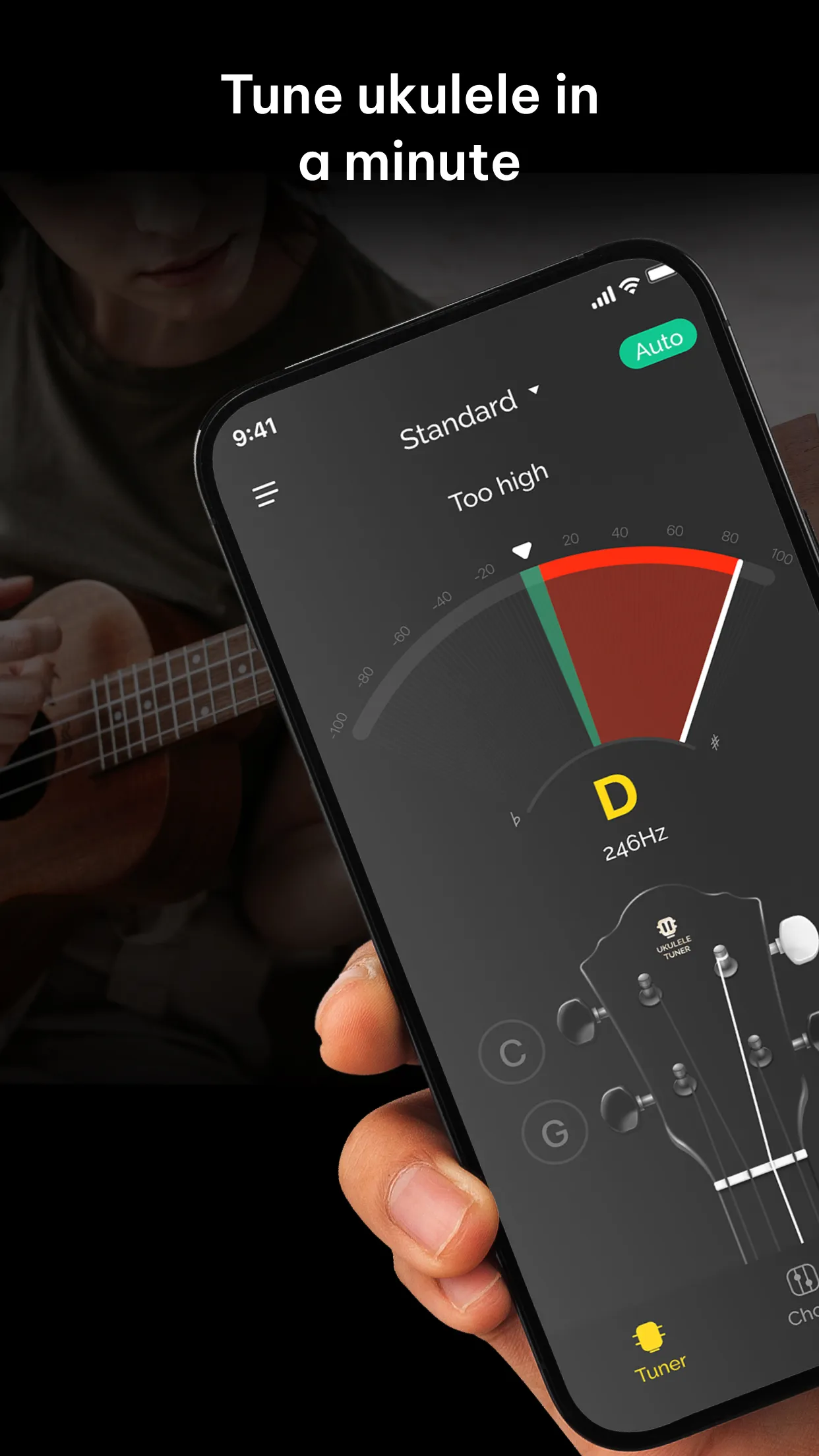 Ukulele Tuner by Tunio | Indus Appstore | Screenshot