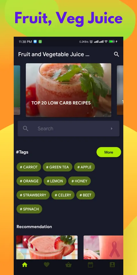 Fruit Vegetable Juice Recipes | Indus Appstore | Screenshot