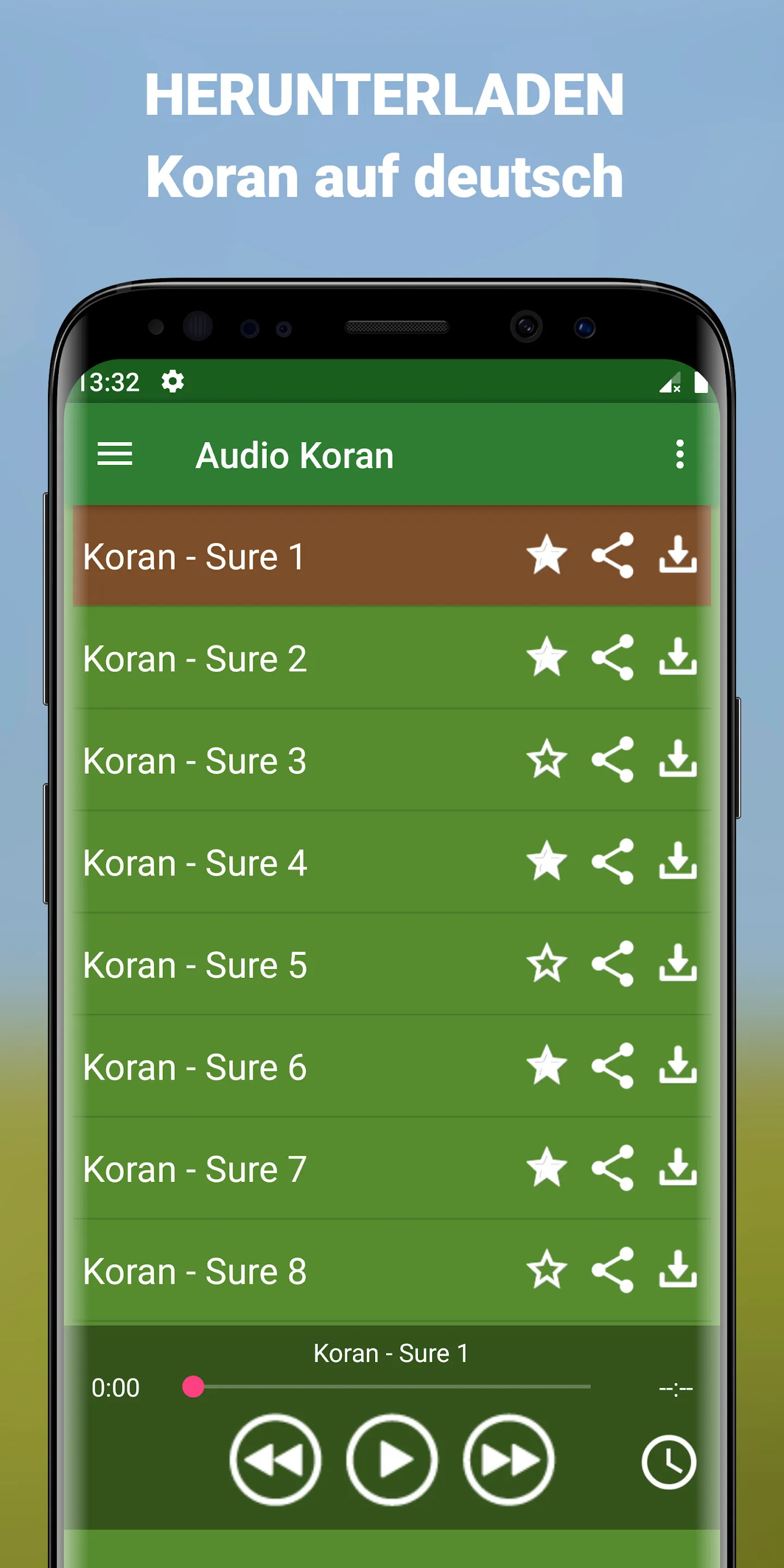 Der Koran deutsch audio mp3 | Indus Appstore | Screenshot