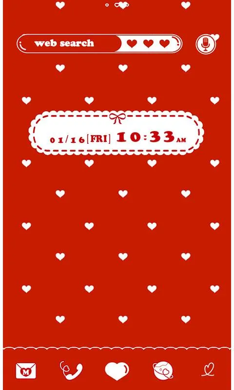 Cute Wallpaper Polka Hearts | Indus Appstore | Screenshot