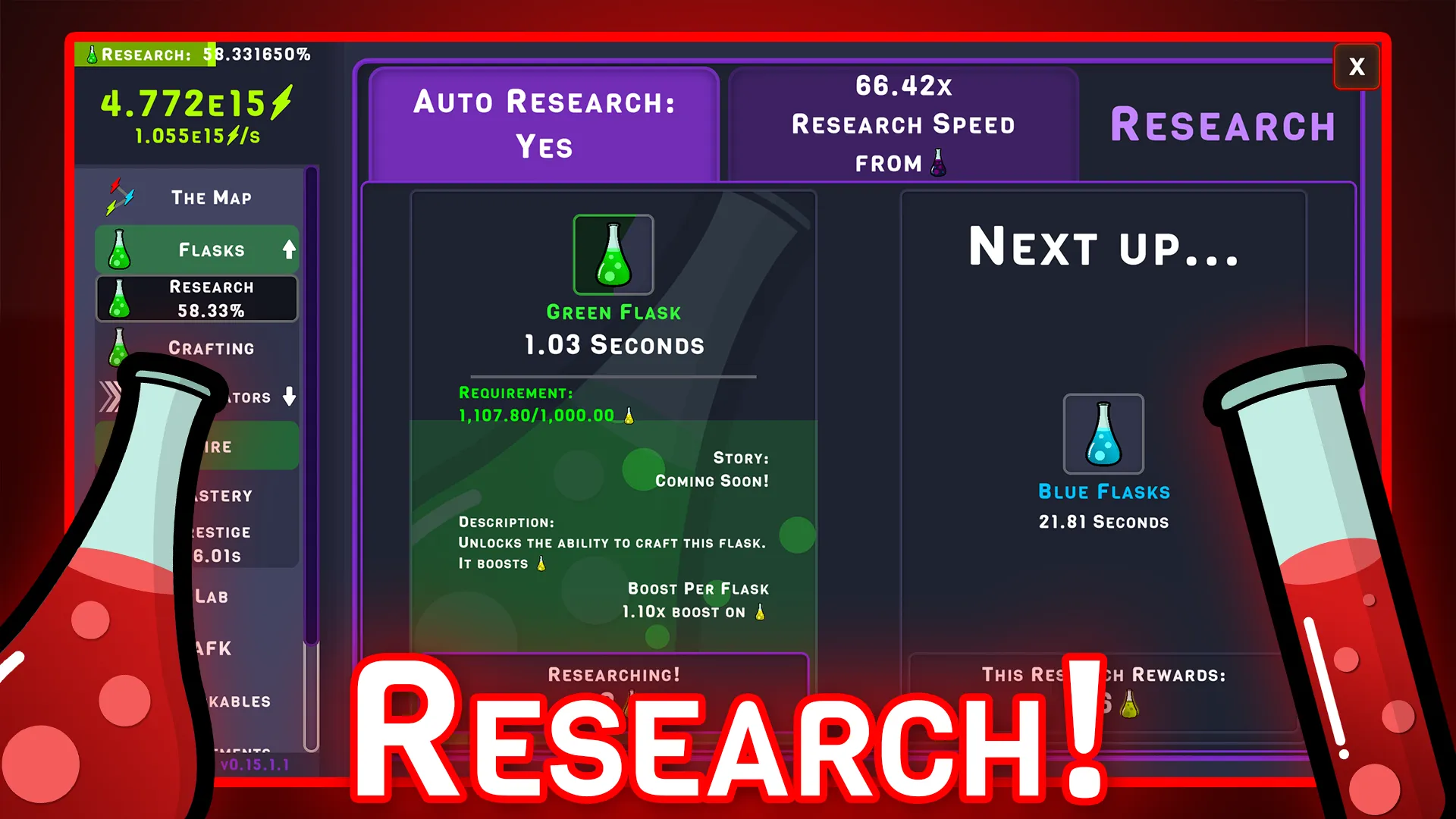 Idle Research: Endless Tycoon | Indus Appstore | Screenshot