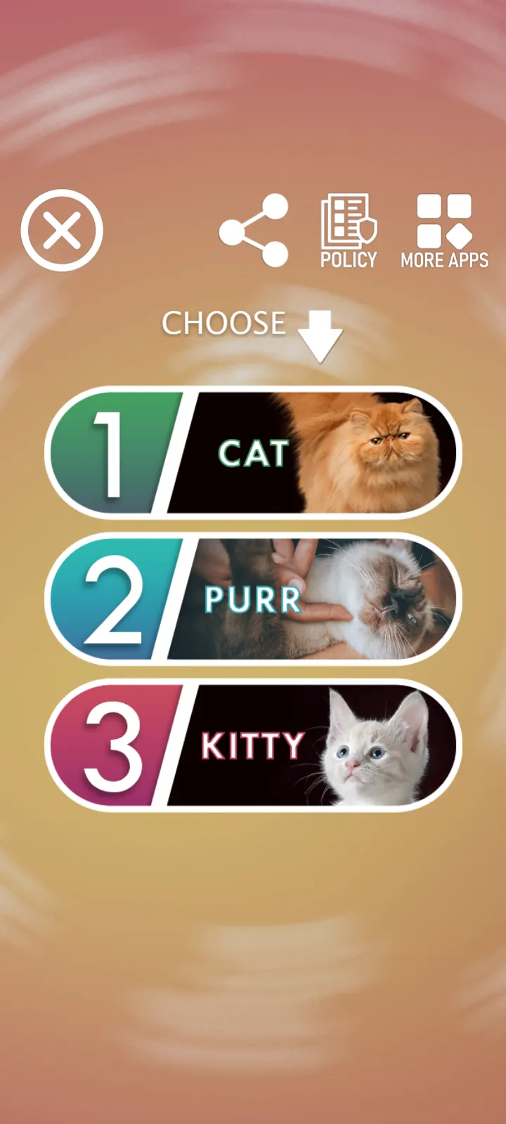 Sounds of cats | Indus Appstore | Screenshot