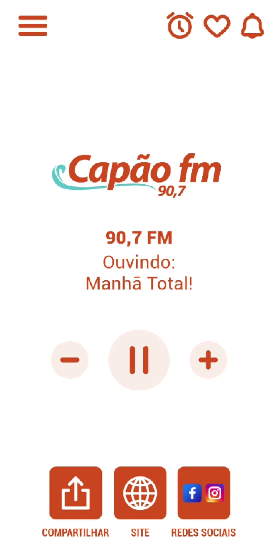 Rádio Capão FM - 90,7 FM | Indus Appstore | Screenshot