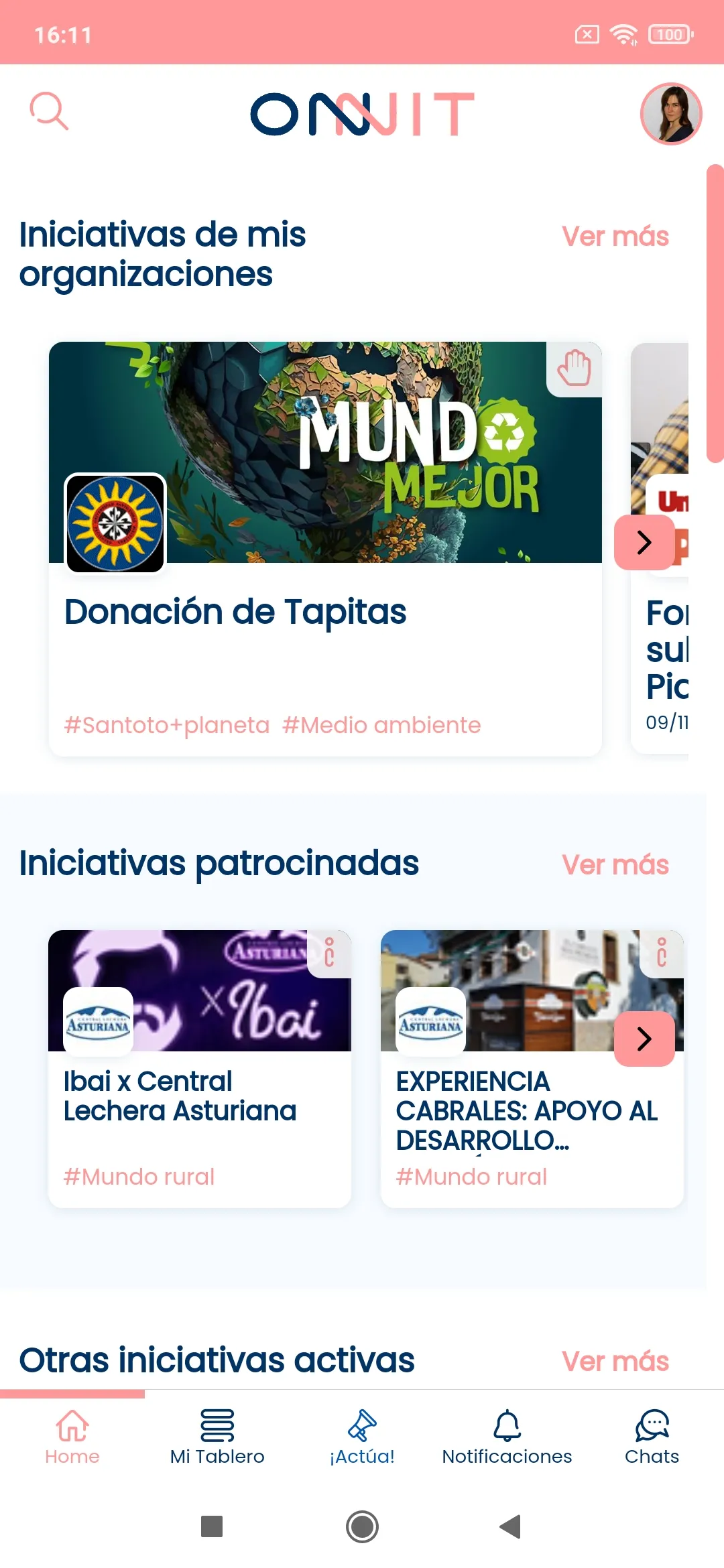 Onnit, acción social | Indus Appstore | Screenshot